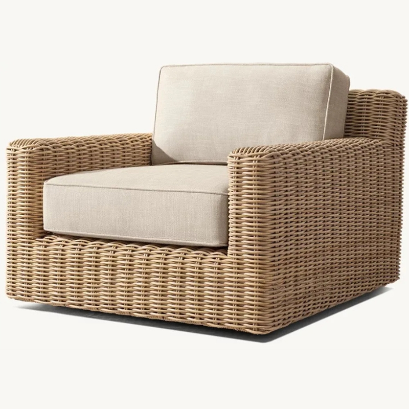 Riviera Track Arm Swivel Chair