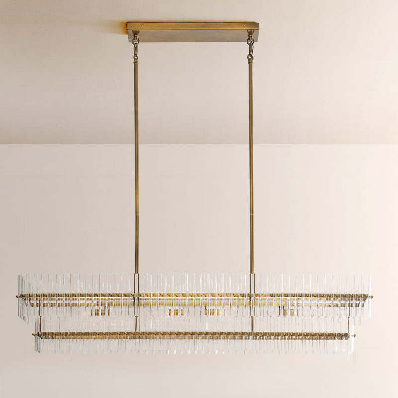 Molly Crystal Linear Chandelier - thebelacan