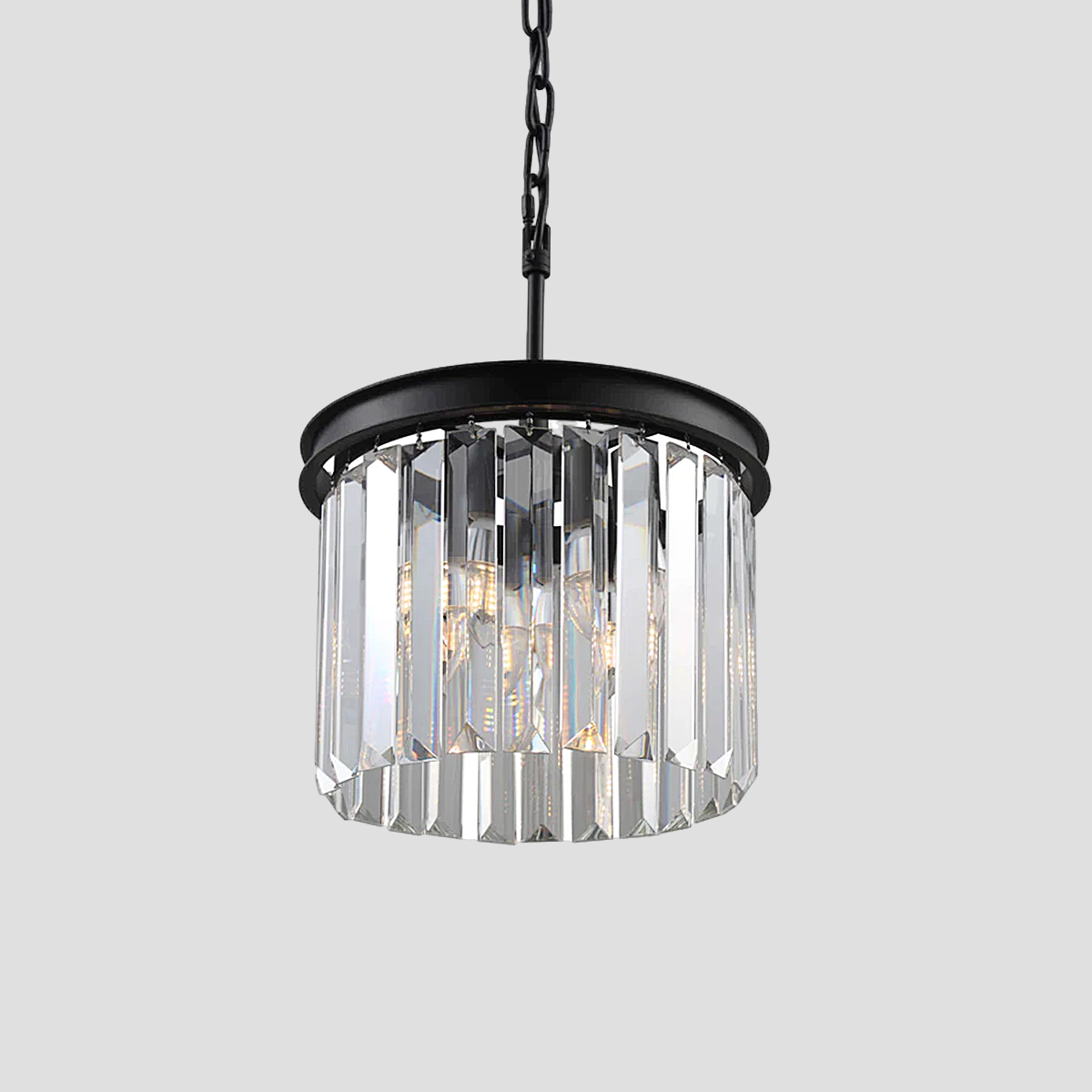 1920s Classical Crystal Round Pendant