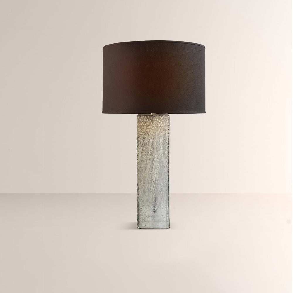 Adren Glass Linen Shade Table Lamp
