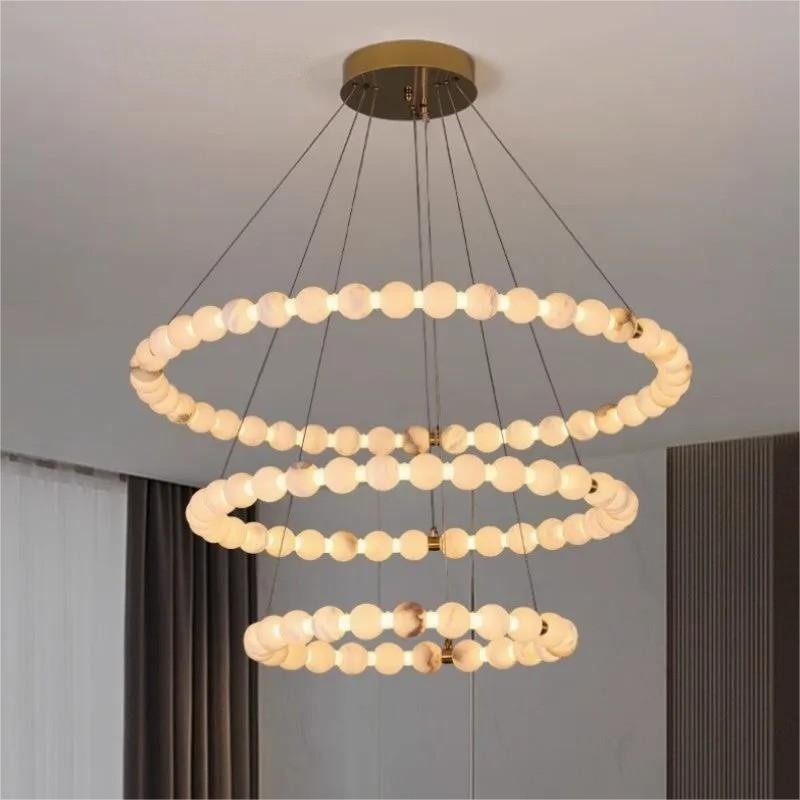 Alabaster Veritas Chandelier