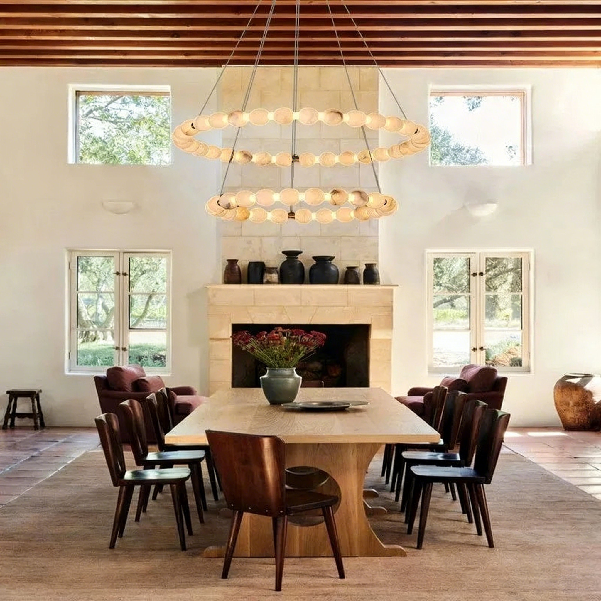 Alabaster Veritas Chandelier