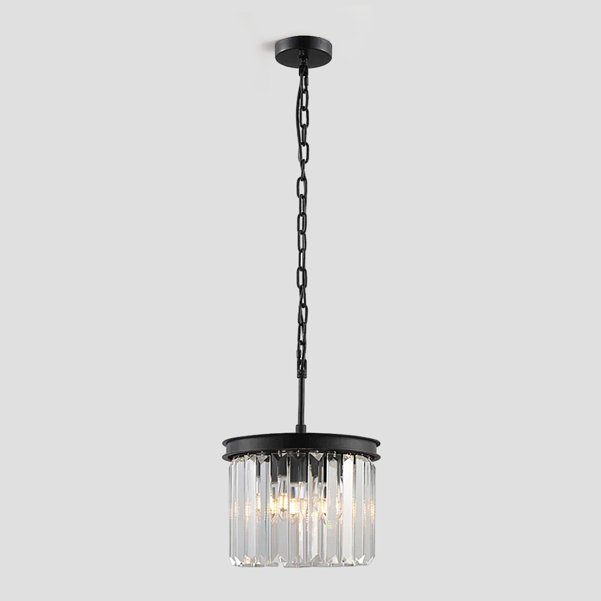 1920s Classical Crystal Round Pendant