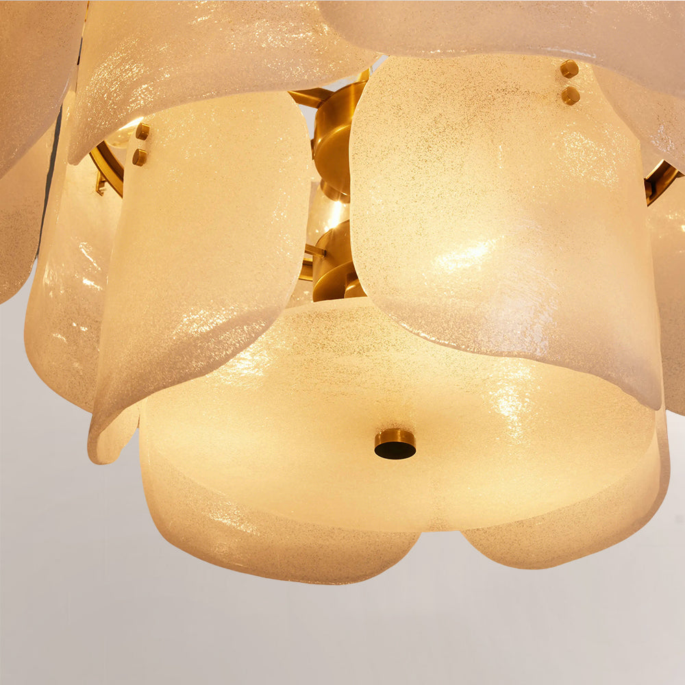 Blaire Tiered Handcrafted Glass Chandelier