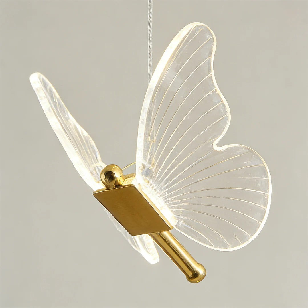 Modern Acrylic Butterfly Chandelier  Ceiling Light