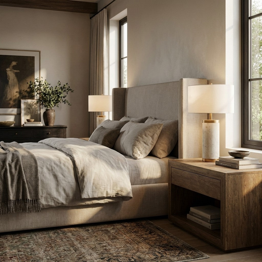 Castli Linen Table Lamp