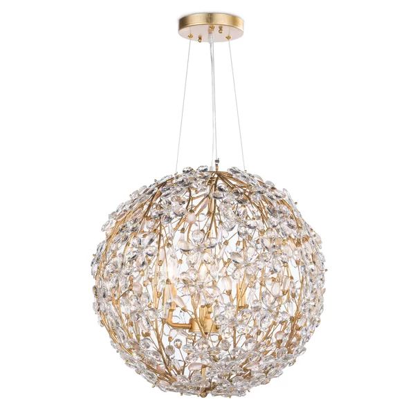 Cherish 6 Lights Spherical Chandelier 20"D - thebelacan