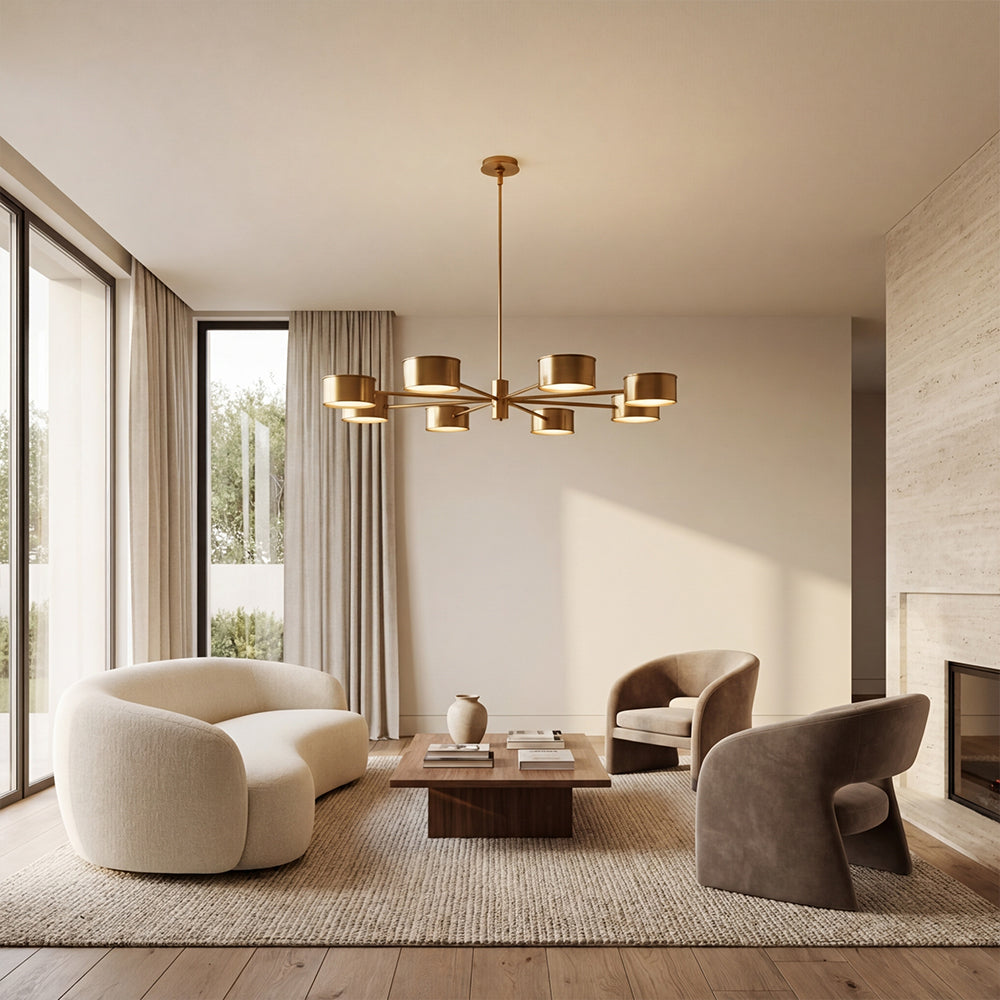 Daphne Metal Round Chandelier