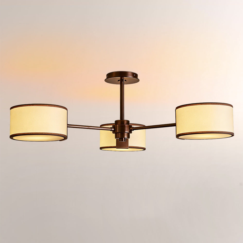 Daphne 3 Lights Semi-Flush Mount