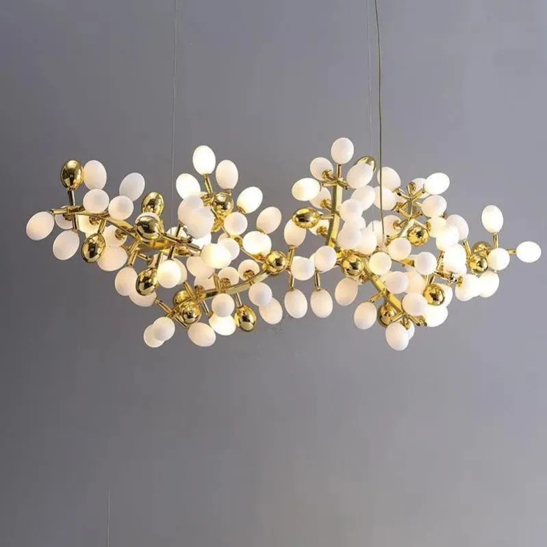 Escamoles Horizontal Grape Branch Chandelier