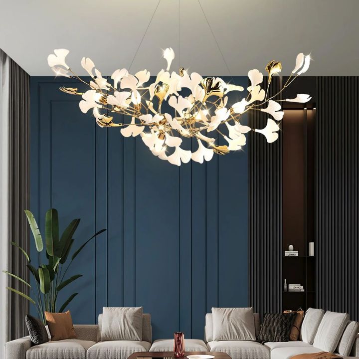 Gingko Luxury Chandelier Style D - thebelacan