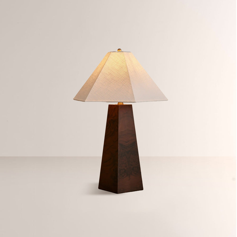 Hilrom Solid Wood Table Lamp