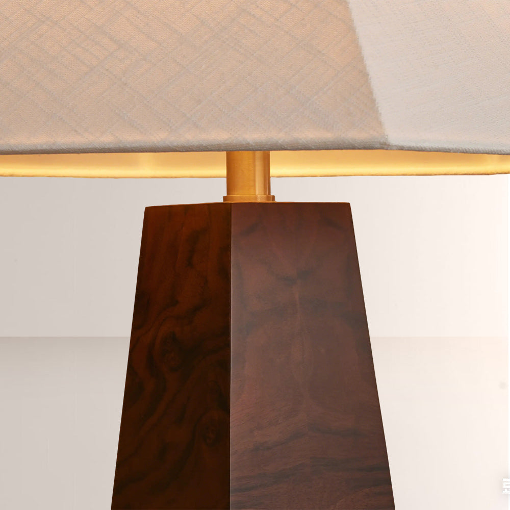 Hilrom Solid Wood Table Lamp