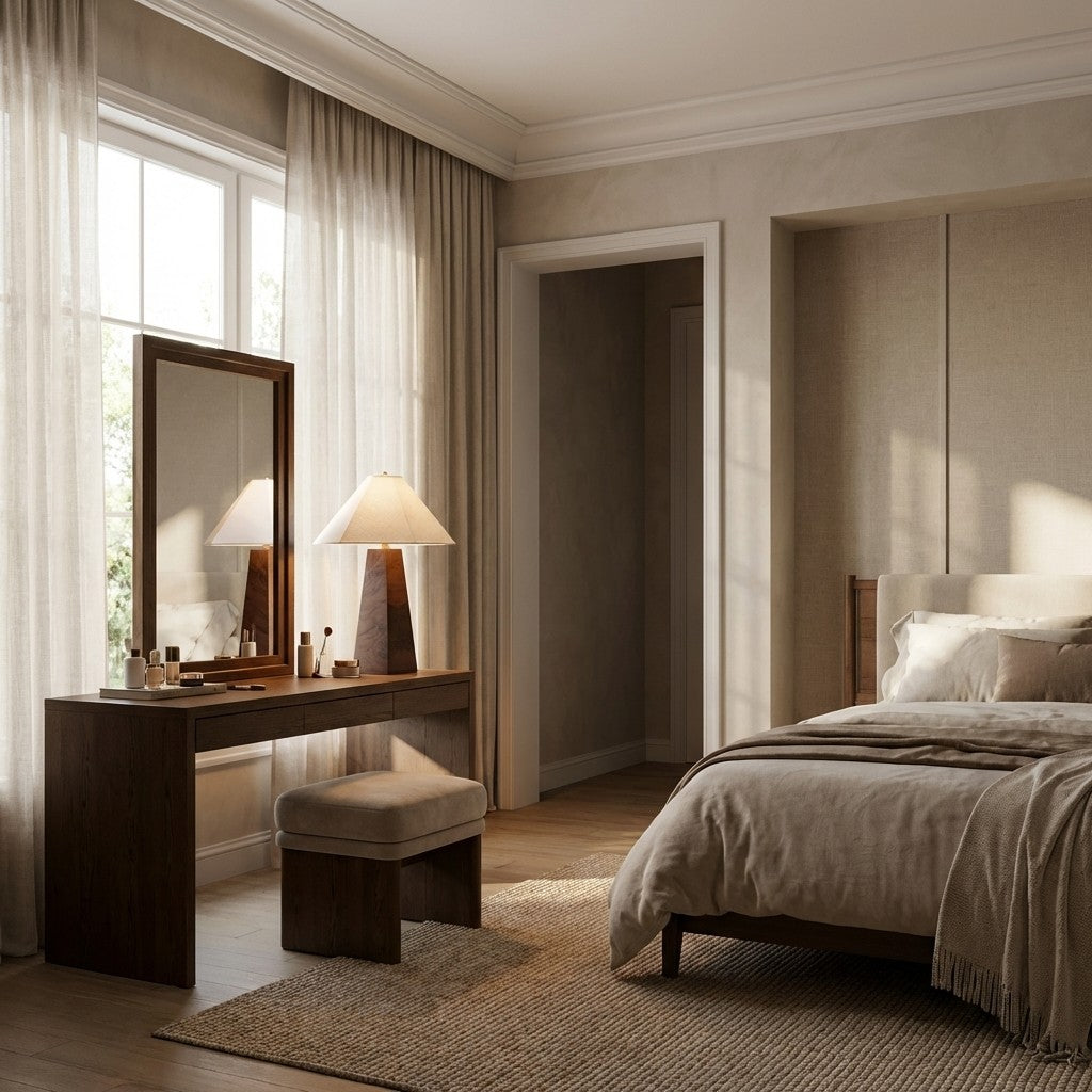 Hilrom Solid Wood Table Lamp