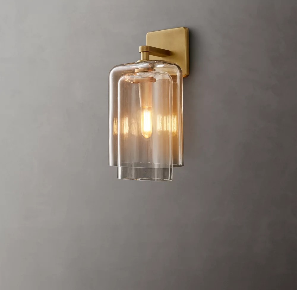 Lacour Double Layer Glass Wall Sconce
