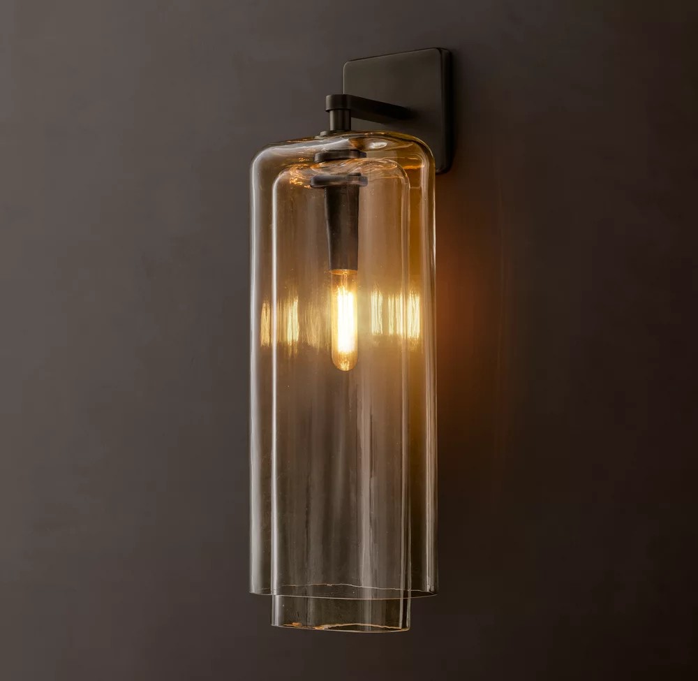 Lacour Double Layer Glass Wall Sconce