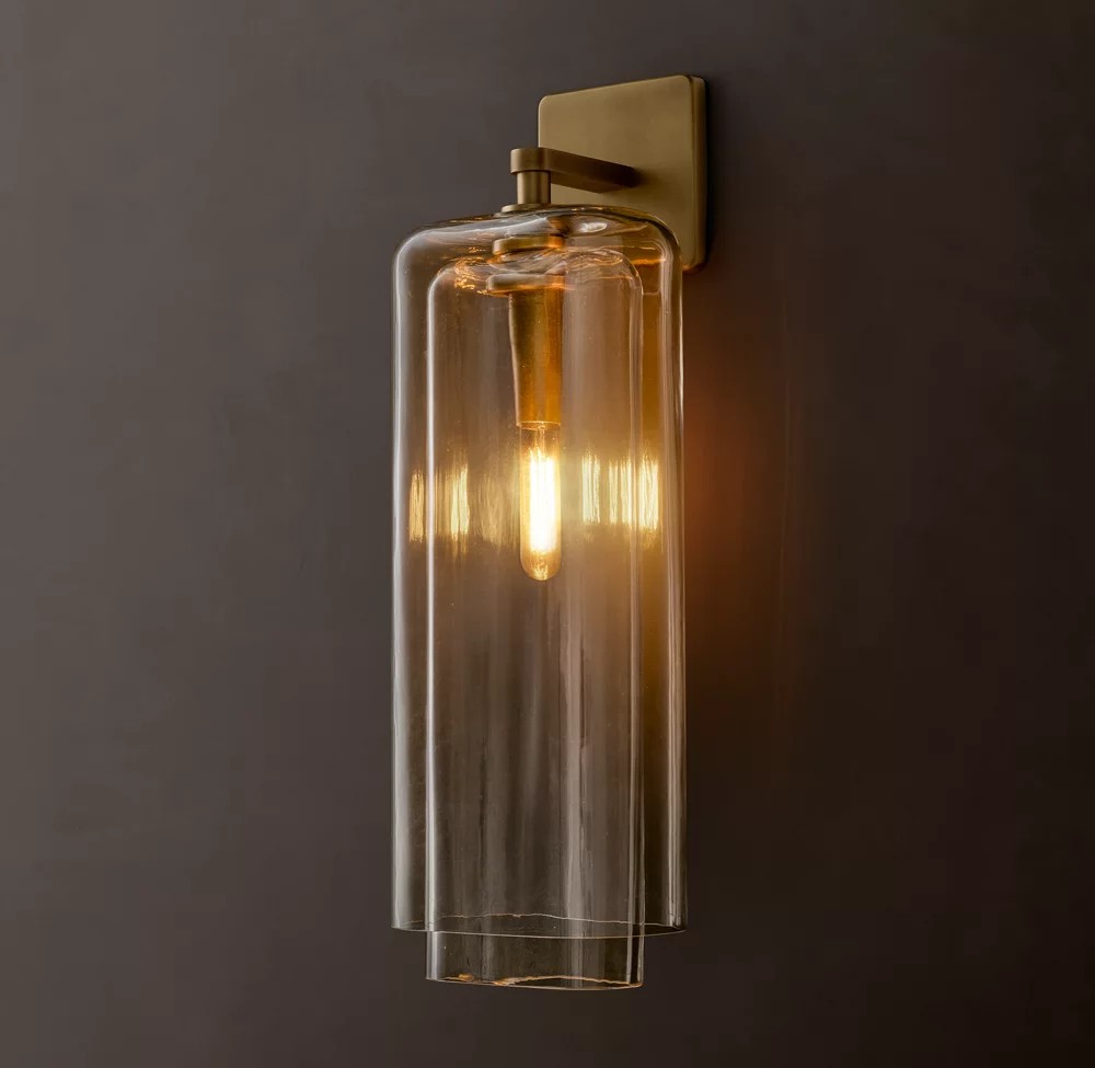 Lacour Double Layer Glass Wall Sconce