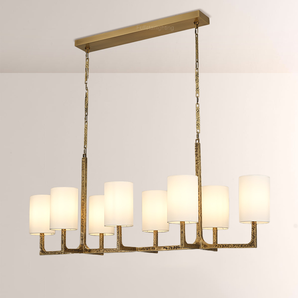 Wright Linear Chandelier 54"L 72"L
