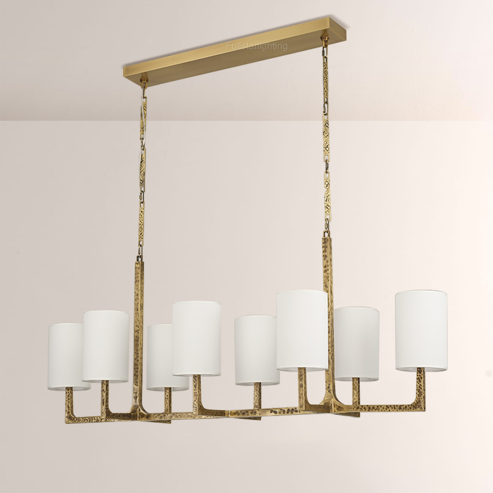 Wright Linear Chandelier 54"L 72"L