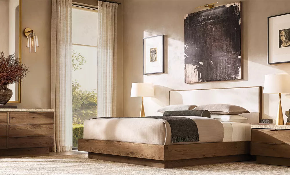 Lumi Closed Nightstand For Bedroom 