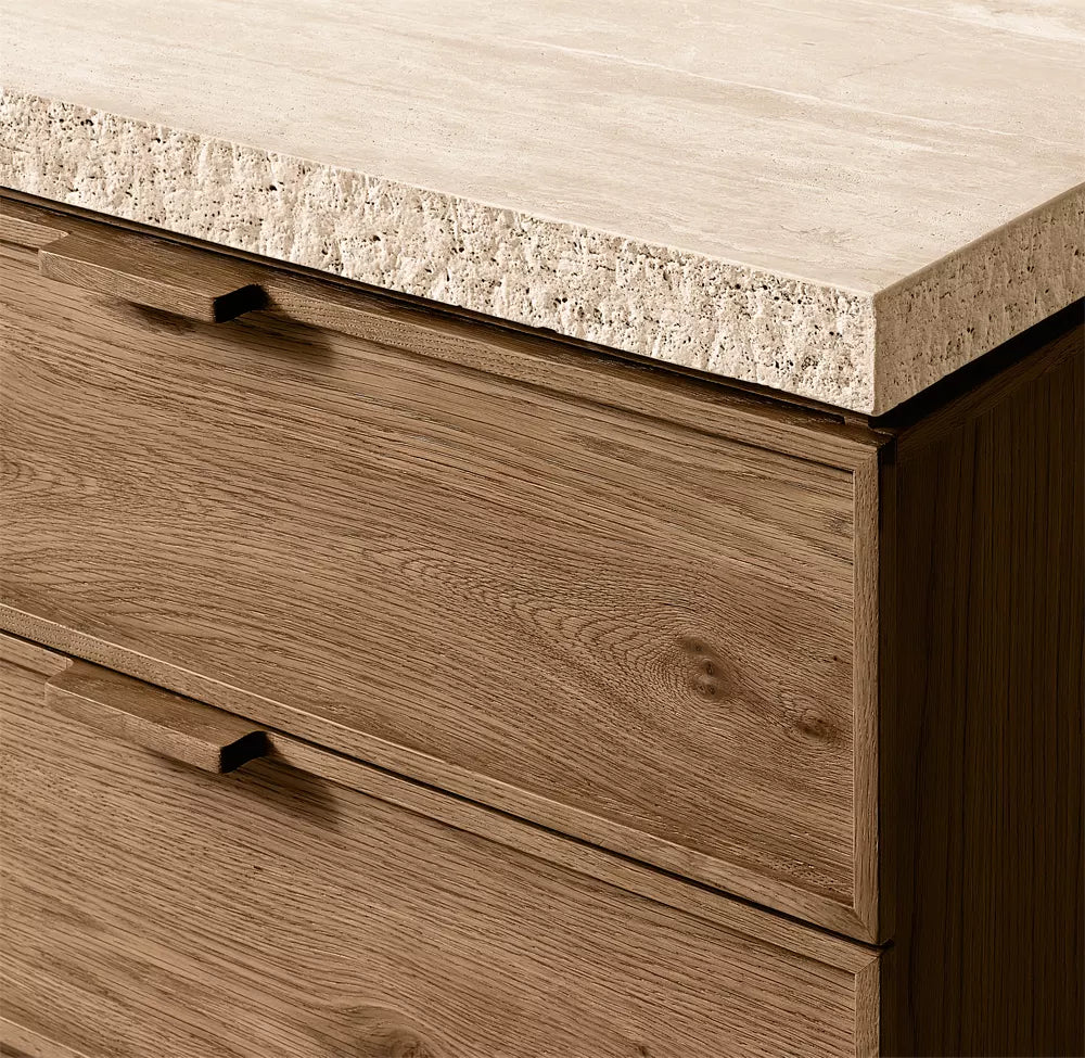 Lumi Closed Nightstand For Bedroom 