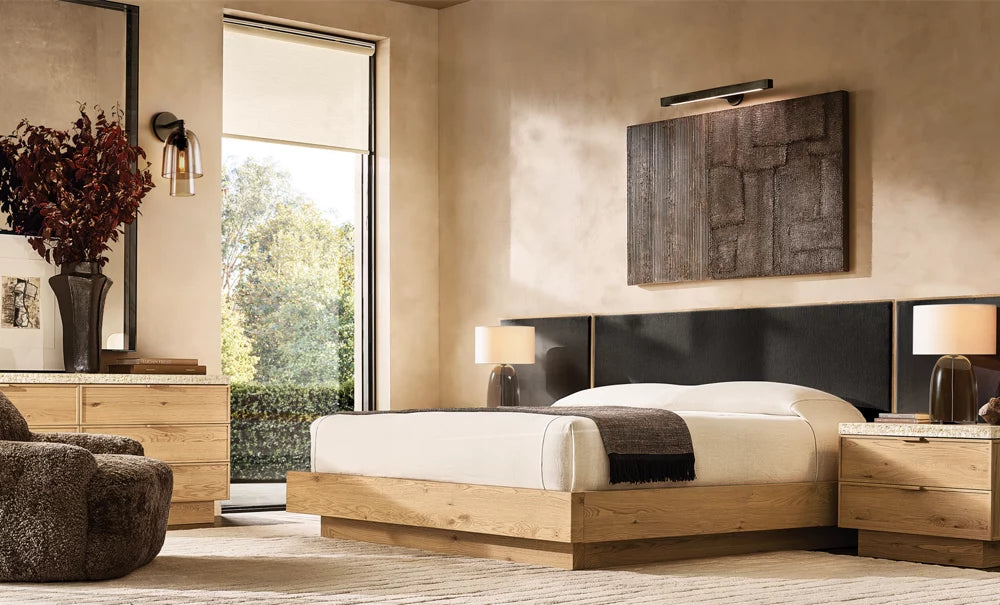 Lumi Closed Nightstand For Bedroom 