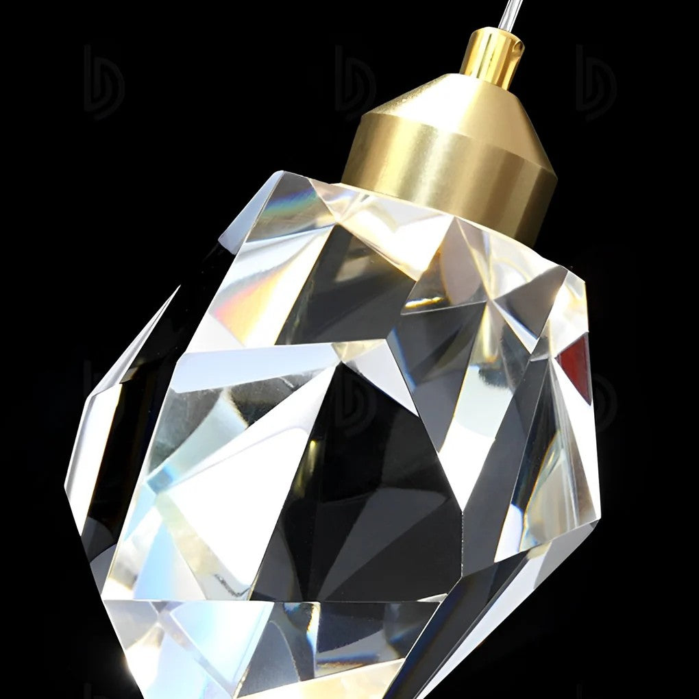 Modern Luxury Staircase Chandelier Spiral Crystal High Ceiling Light