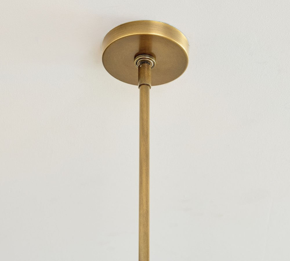 Marlly Glass Round 3-Tier chandelier