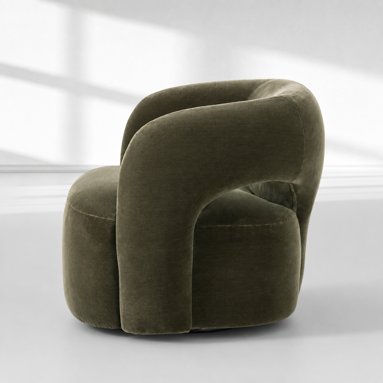 Rove Upholstered Swivel Accent Chair