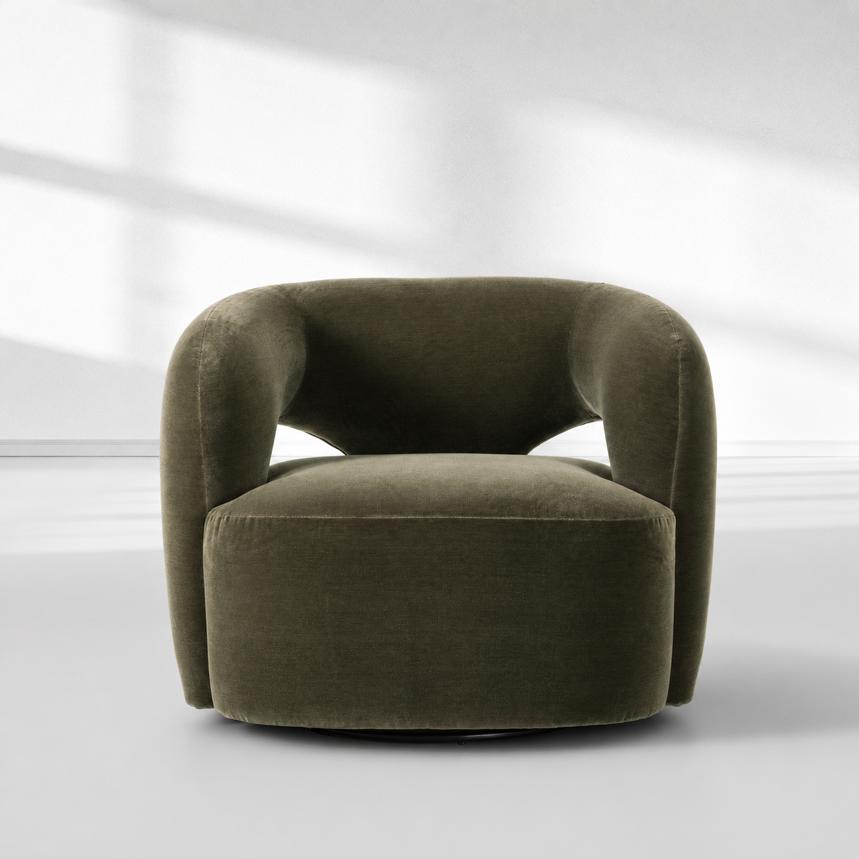 Rove Upholstered Swivel Accent Chair