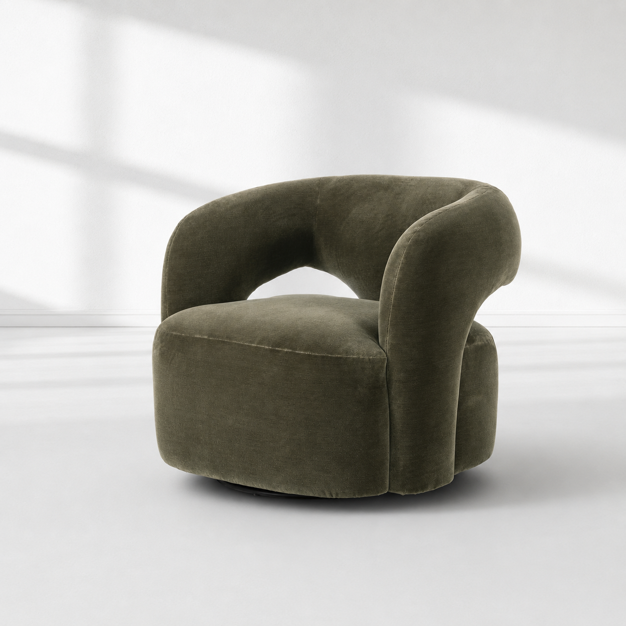 Rove Upholstered Swivel Accent Chair