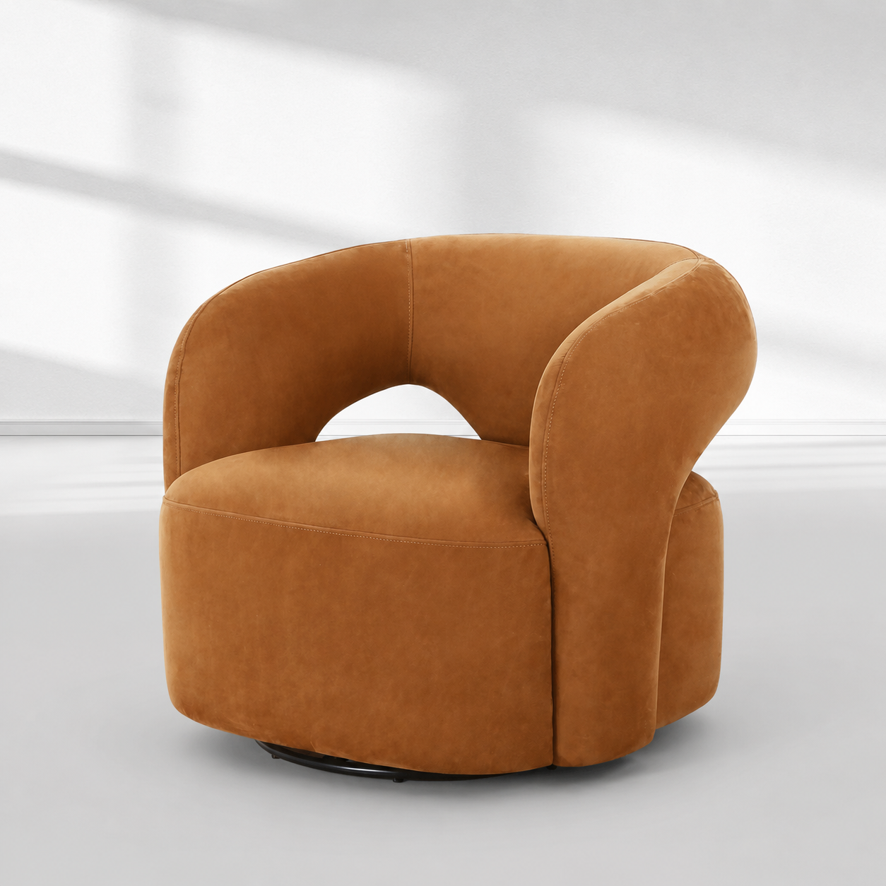 Rove Upholstered Swivel Accent Chair