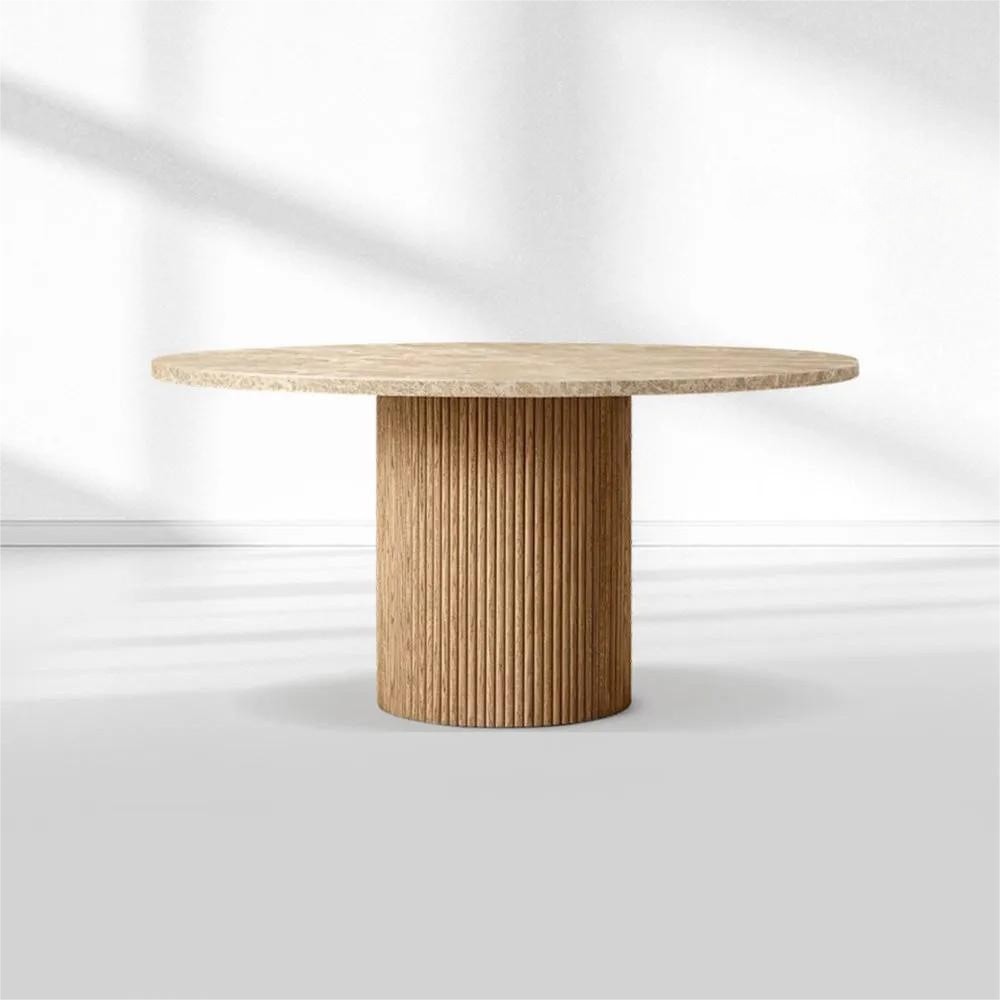 MulRegal Stone Round Dining Table