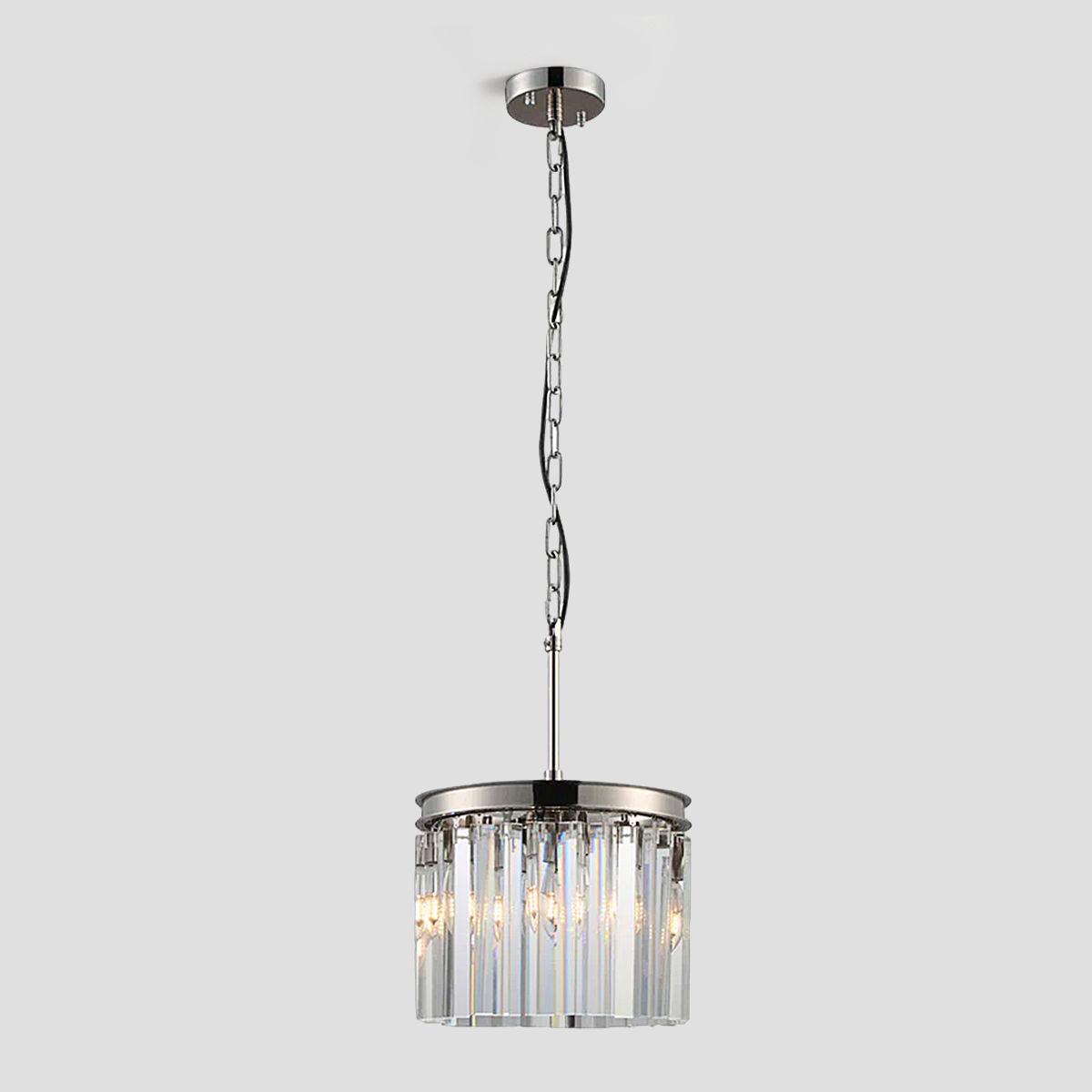 1920s Classical Crystal Round Pendant