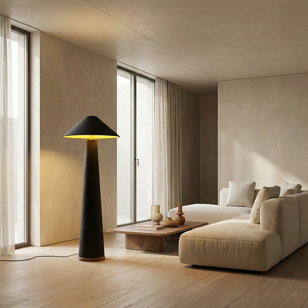 Ombriax Tapered Floor Lamp For Living Room