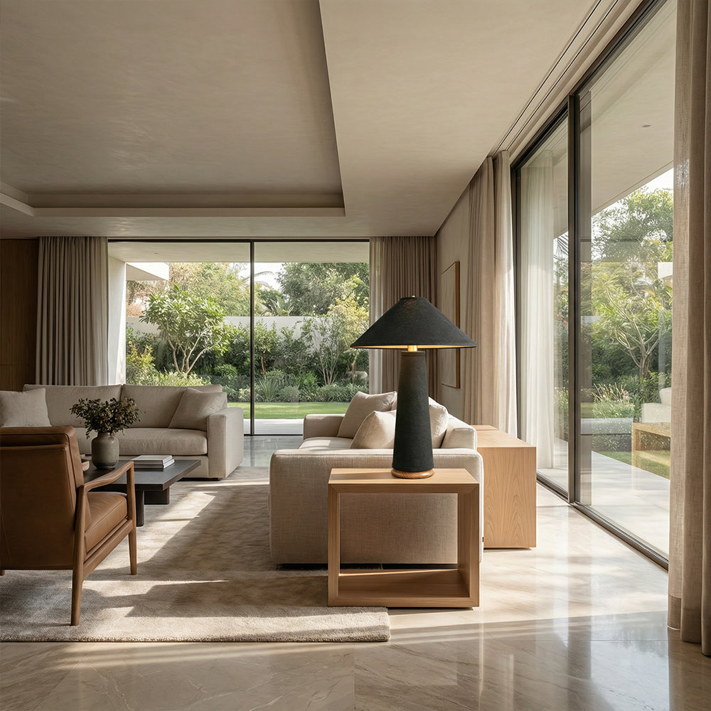 Ombriax Tapered Ombria Tapered Table Lamp For Living Room