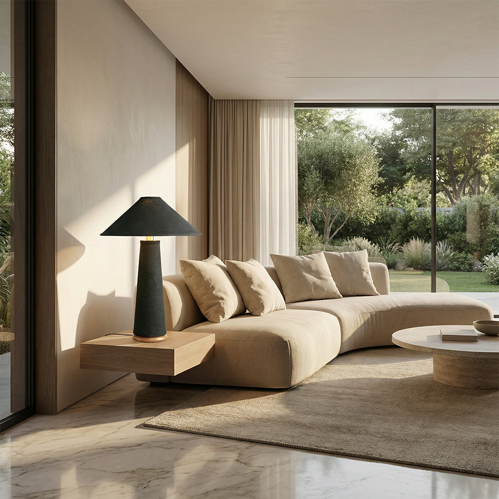 Ombriax Tapered Ombria Tapered Table Lamp For Living Room