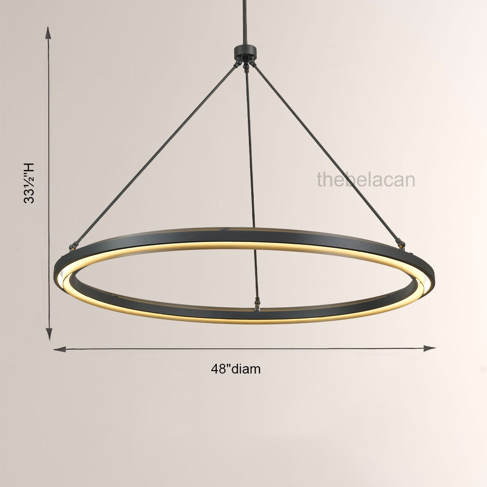 Peral Round Chandelier 36"/48"/60" - thebelacan