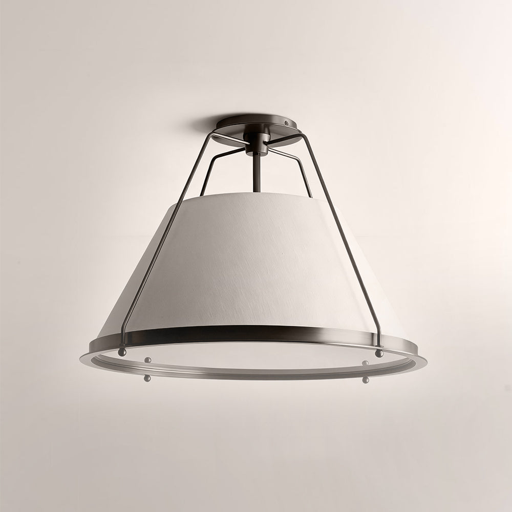 Sheriz Linen Flush Mount