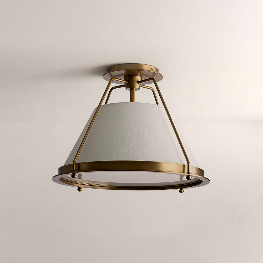 Sheriz Linen Flush Mount