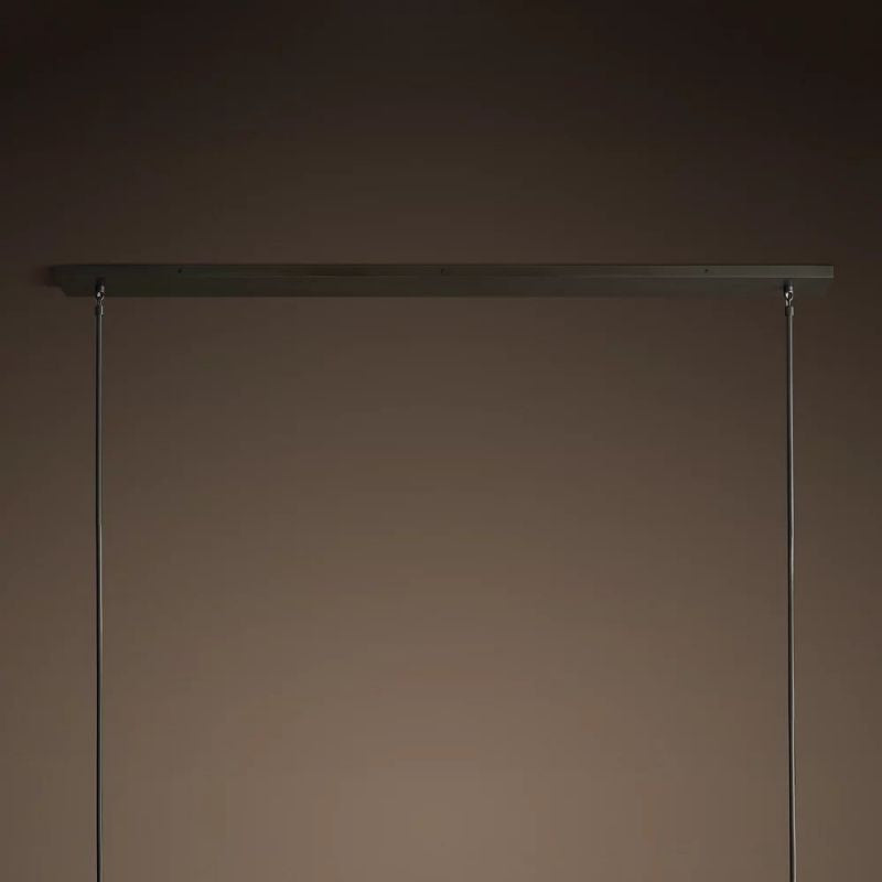 Kelly Glass Linear Chandelier 60''
