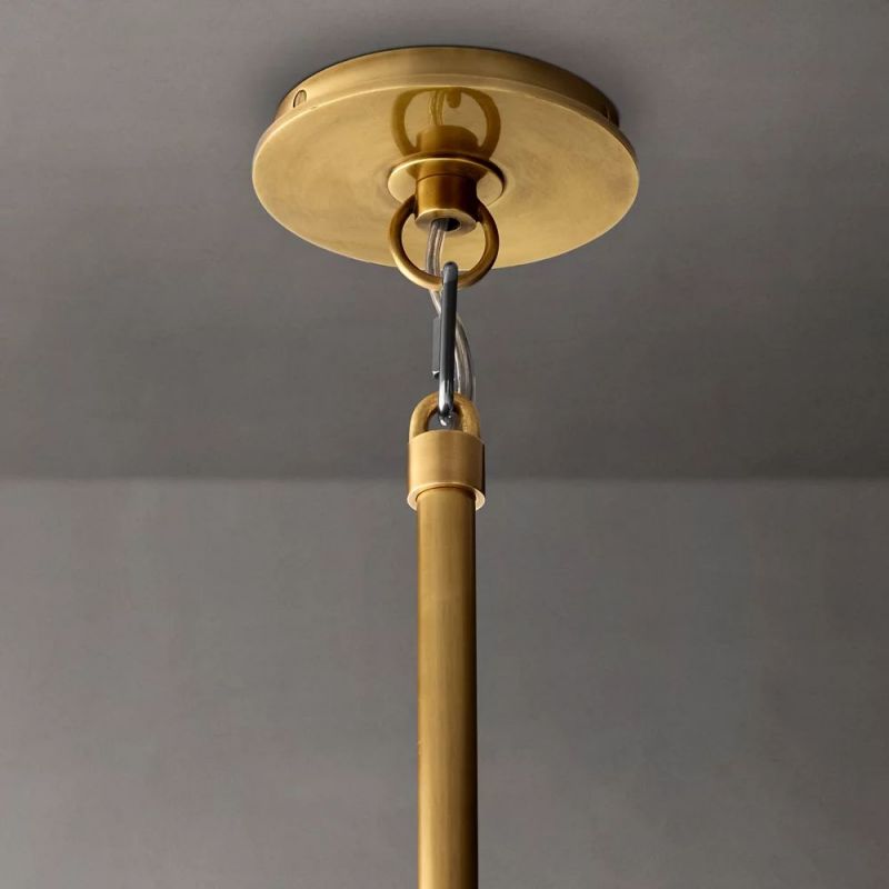 Kristina Glass Oval Chandelier 72''