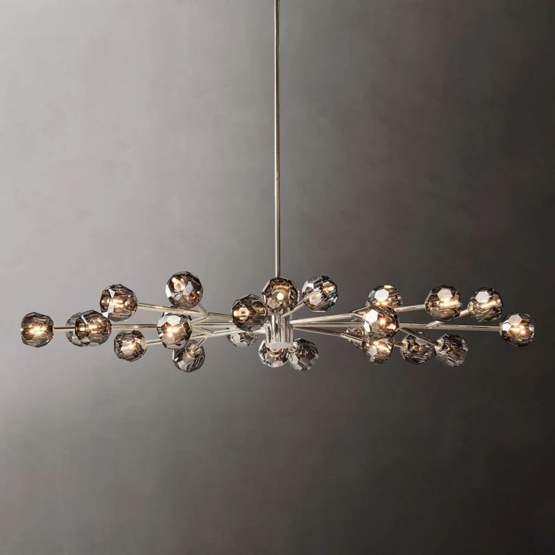 Kristina Glass Oval Chandelier 72''