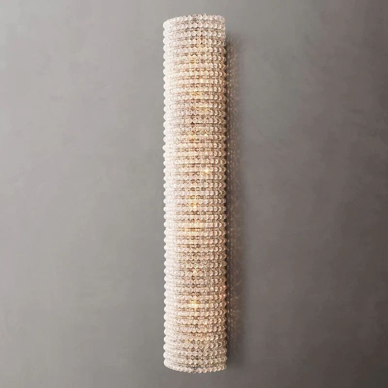 Sparkle Crystal Smoke Wall Sconce