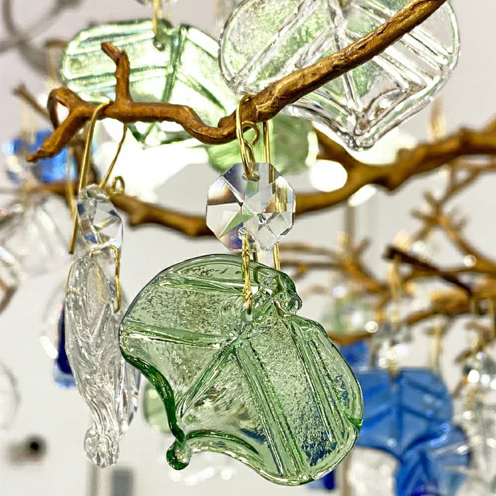 Stylish Colored Glaze Flower Crystal Chandelier