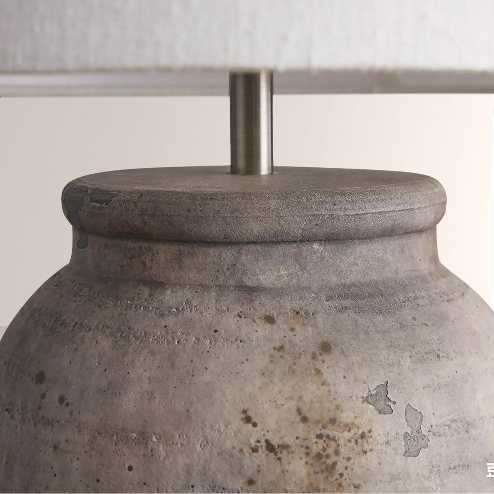 Thorn Rustic Ceramic Table Lamp For Bedroom