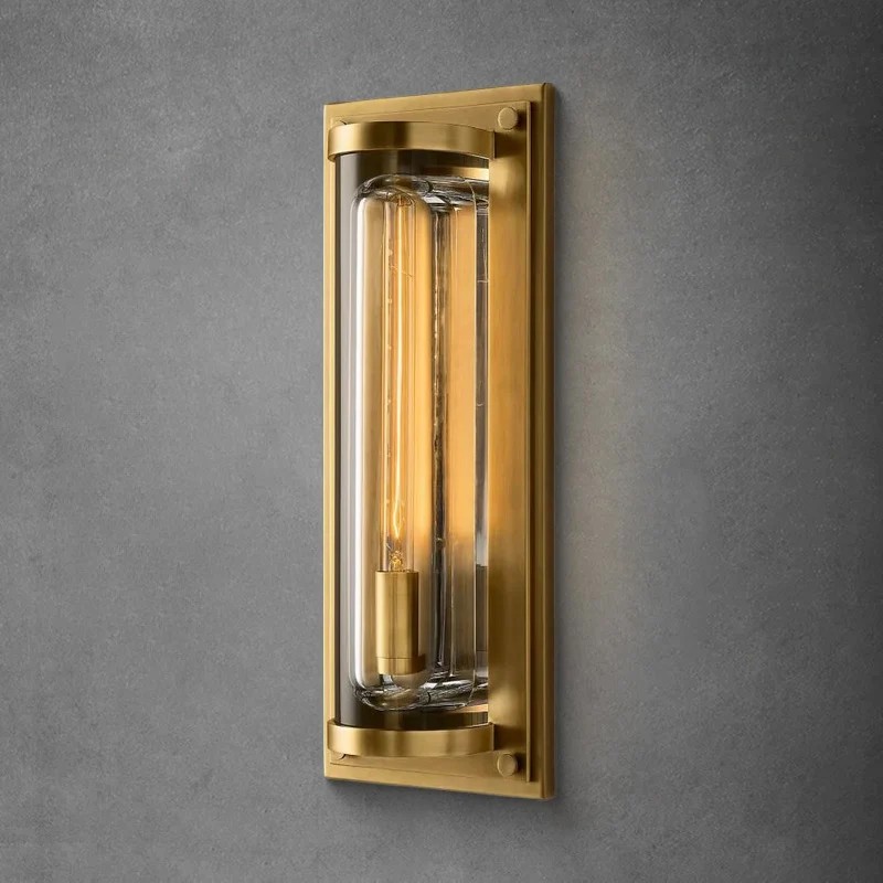 Vera Outdoor Round Wall Sconce