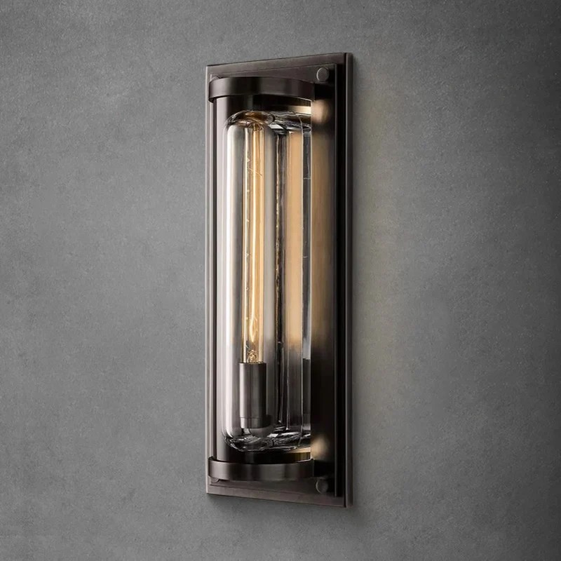 Vera Outdoor Round Wall Sconce