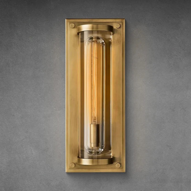 Vera Outdoor Round Wall Sconce