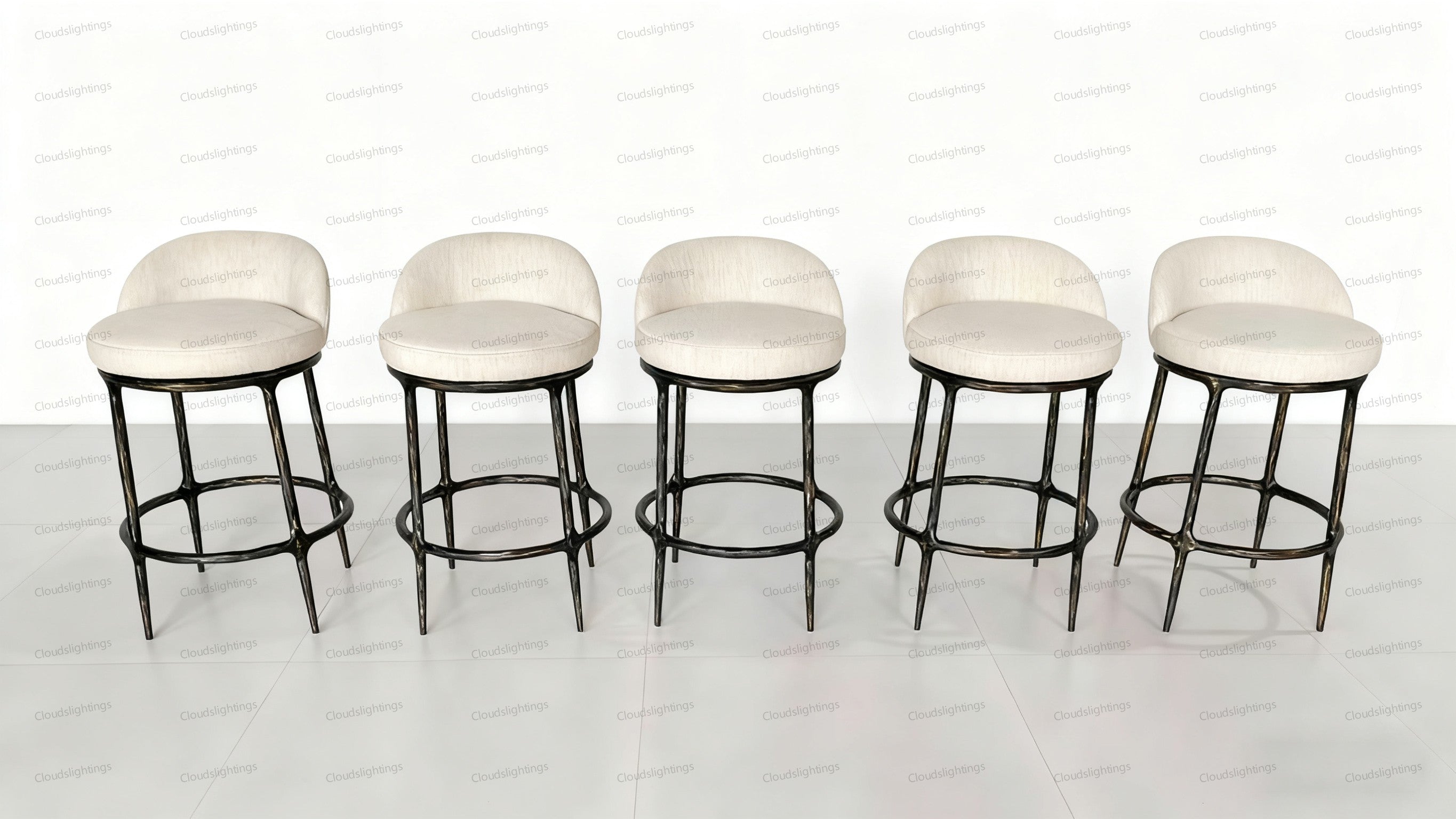 Vintage Forged Bar Counter Stool